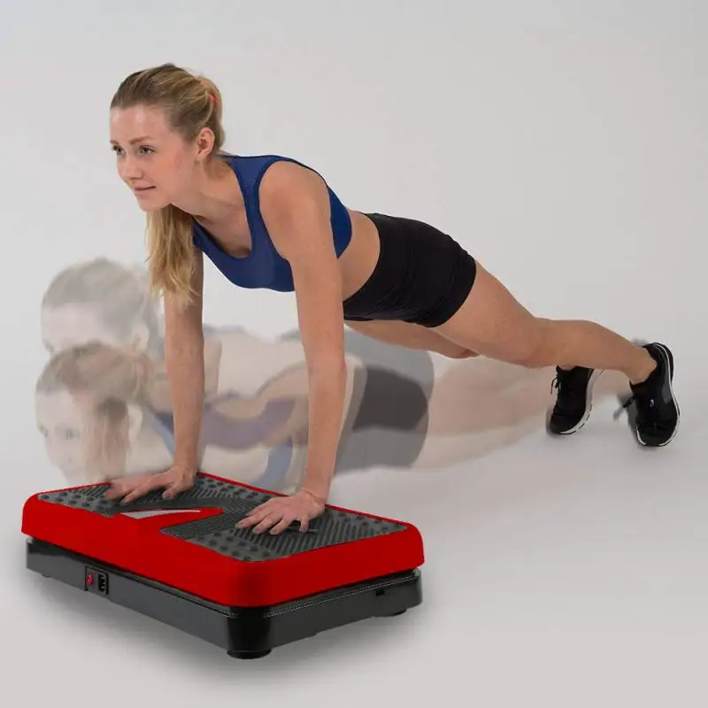 9 режимов вибрации фитнес тонкая вибрационная пластина машина высокочастотный