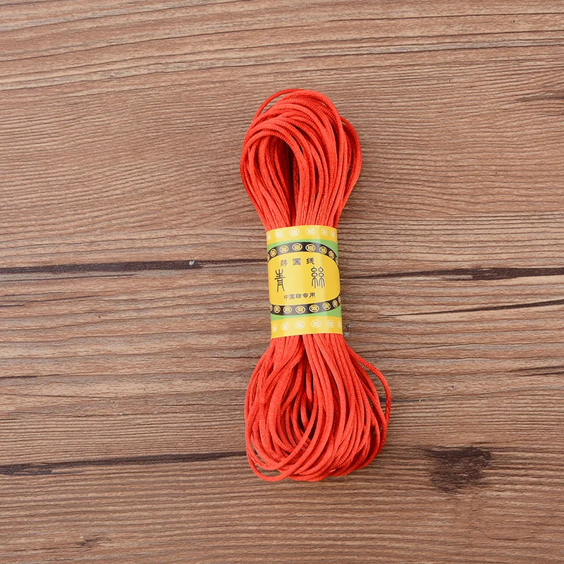 

New Nylon Rope 20M/Lot Satin Cords 1.5mm DIY String Accesories Baby Silicone Teething Plastic Clip Baby Teether Wholesale
