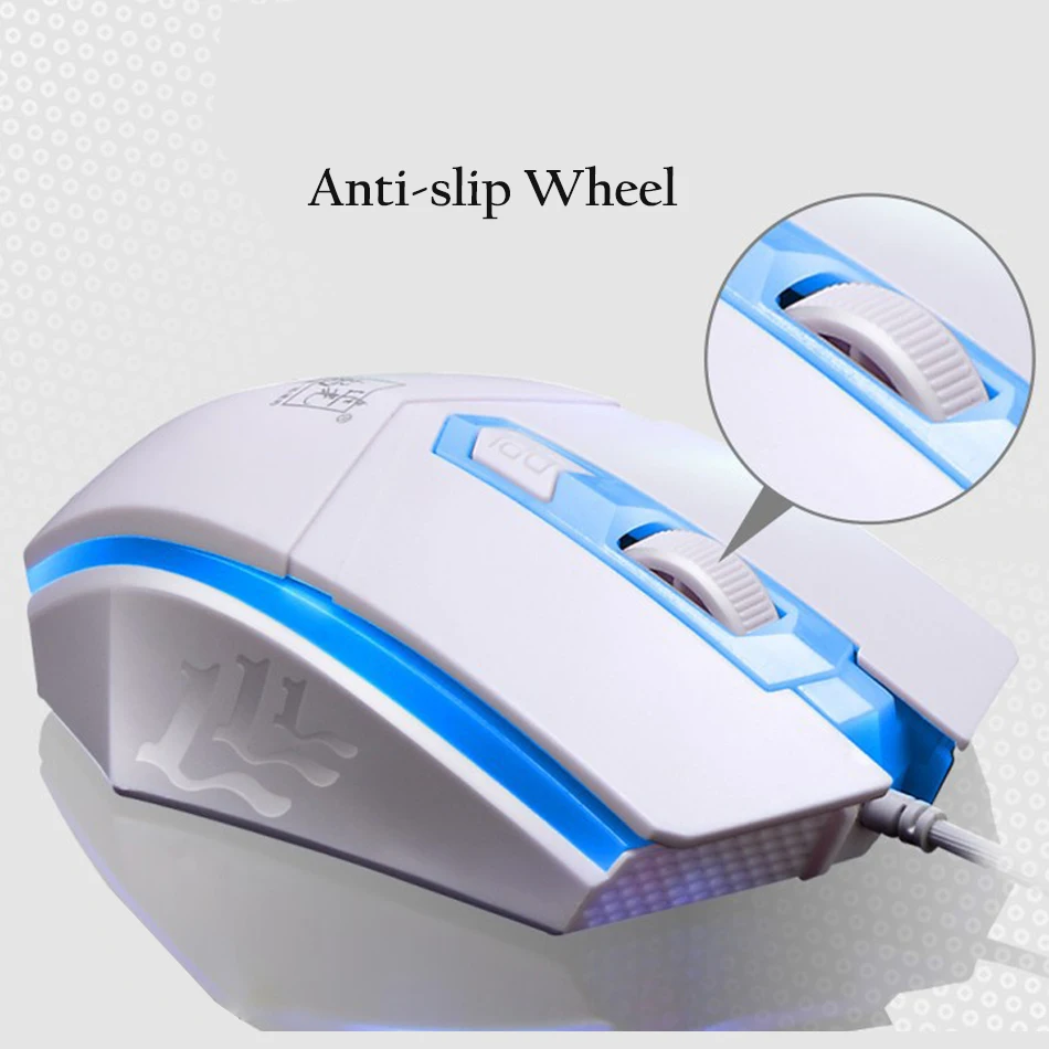 Проводная игровая мышь Клавиатура Набор с RGB светодиодный подсветка клавиатура мышь комбо для геймера 104 клавиш черный/белый