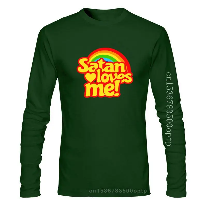 

New T Shirt 2017 Summer 100% Cotton Hot Sale Clothes O-Neck Short Satan Loves Me Design T Shirts For Men