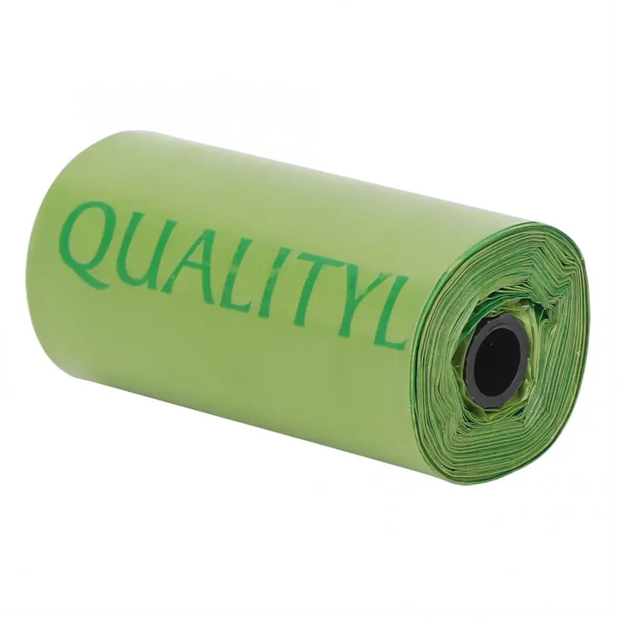 8 рулонов/120 шт. зеленые пластиковые пакеты для мусора | Дом и сад