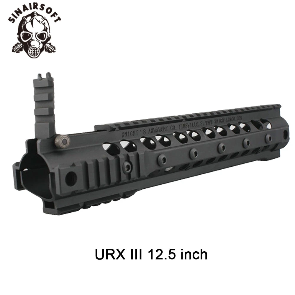 KAC Style URX III 12 5 дюймов черная алюминиевая железная направляющая для AEG/GBB страйкбола