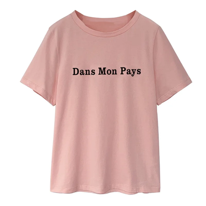 

Short-sleeved T-shirt Women 2021 Spring New Ladies Letter Printing Top Loose Half-sleeved T-shirt Bottoming Shirt Woman Tshirts