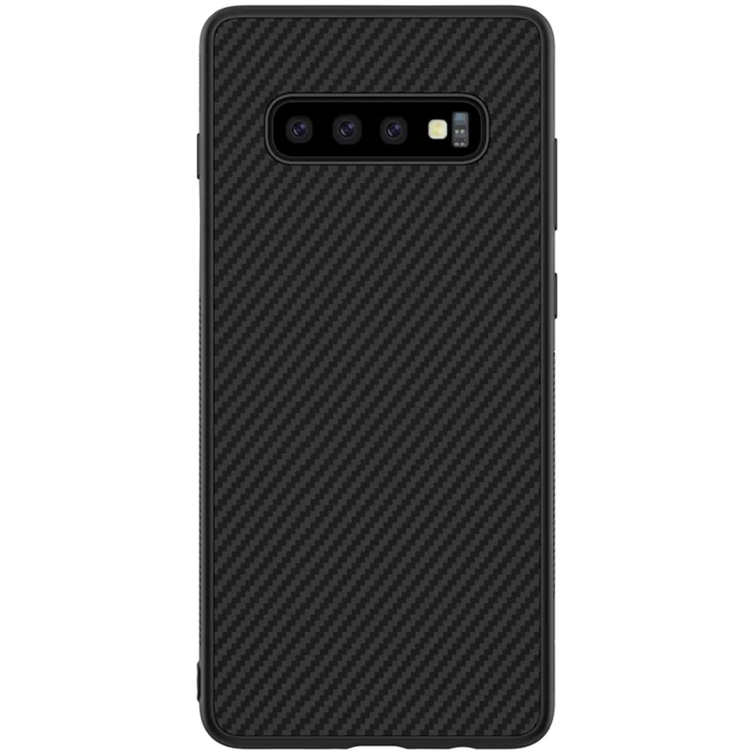 Black Для samsung Galaxy S10 S10 Plus чехол-накладка из синтетического волокна чехол для телефона NILLKIN высококачественный чехол для samsung S10+ Plus - Цвет: Black