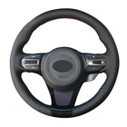 Прошитая вручную черная искусственная кожа, противоскользящая мягкая искусственная кожа для Kia K5 Optima 2014 2015