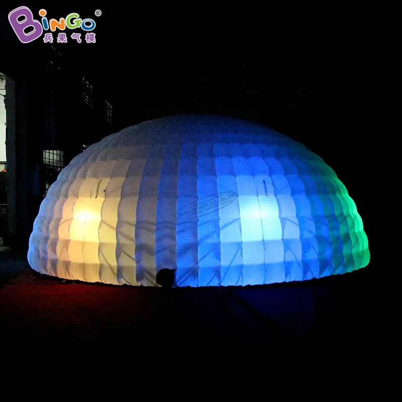 Надувная купольная палатка 20 футов x 13 10 гигантская надувная игрушечная igloo для