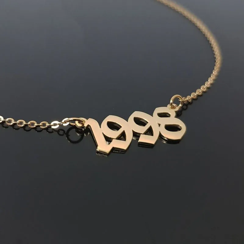 

Ожерелье женское, с цифрами, 1994, 1995, 1996, 1997, 1998, 1999, от 1985 до 2020