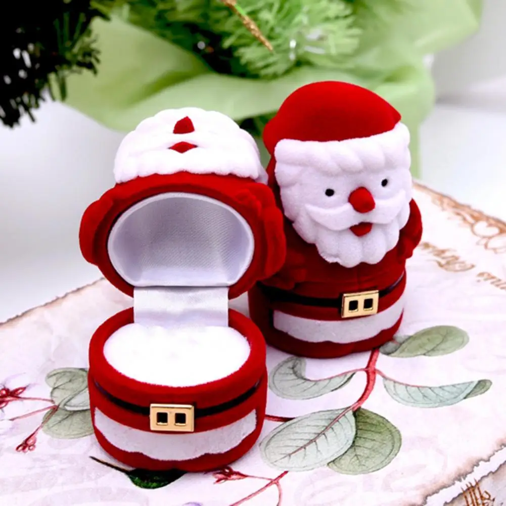 

Multifunctional Gift Wrapping Supplies Santa Claus Dust-proof Rings Gift Box Household Accessories