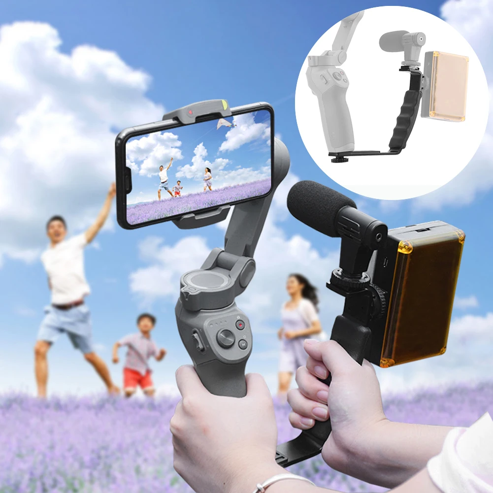 Ручной L-образный кронштейн для камеры DJI OSMO Mobile 2 3 | Мобильные телефоны и