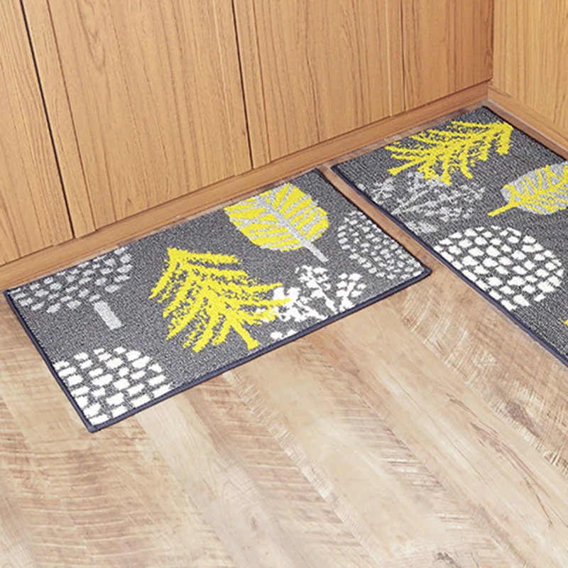 

Скандинавский кухонный коврик, напольное украшение для спальни, прихожей, гостиной, деревянный, нескользящий ковер для ванной комнаты