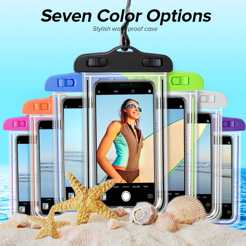 

PVC Universal Waterproof Phone Case Water Proof Bag Mobile Cover case For iPhone 12 11 Pro Max 8 7 Huawei Xiaomi Redmi Samsung