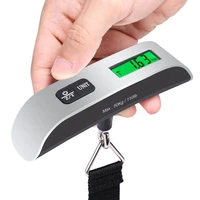 portable scale digital lcd display 110lb50kg electronic luggage hanging suitcase travel weighs baggage bag weight balance tool