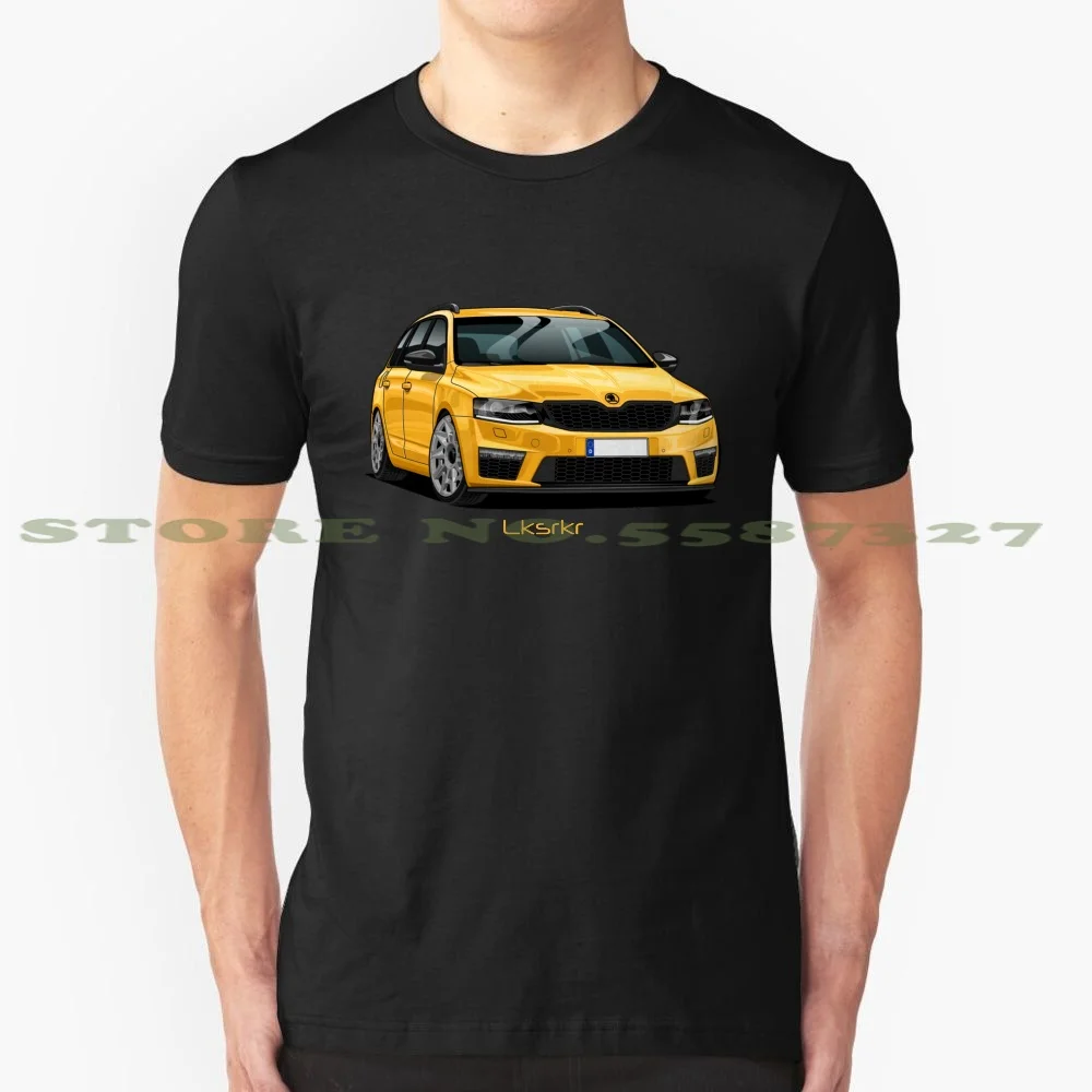 

Skoda Octavia Artwork Summer Funny T Shirt For Men Women Skoda Octavia Car