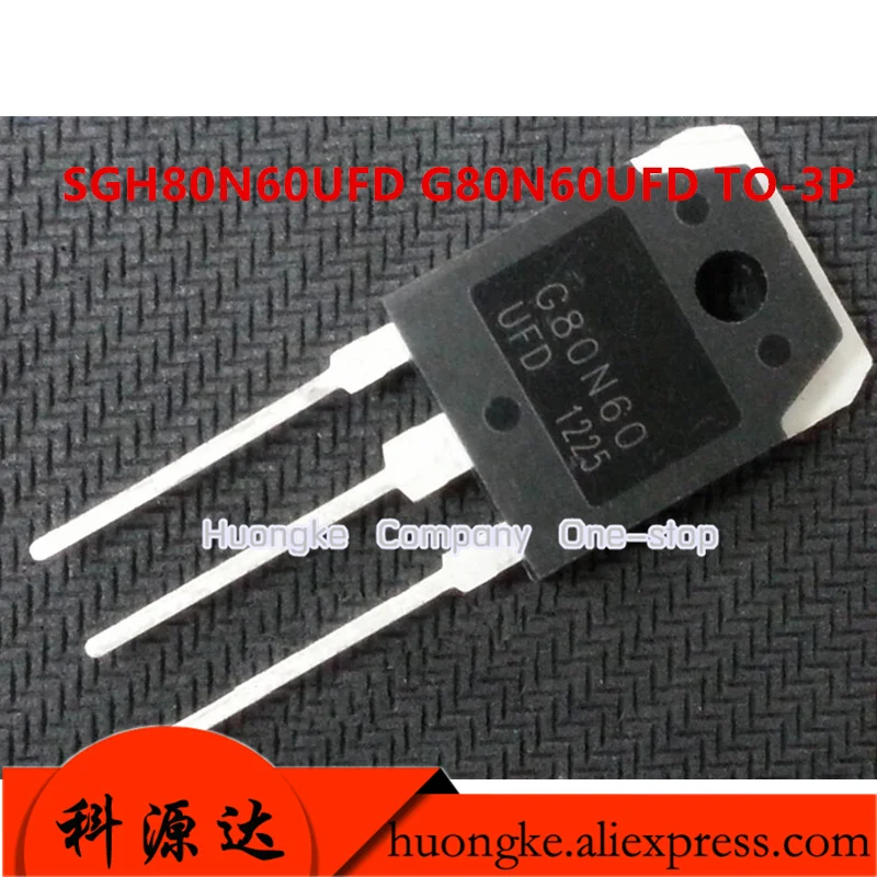 5 шт./лот SGH80N60UFD G80N60UFD G80N60 80A600V TO-3P Сверхбыстрая с изолированным затвором (IGBT) |