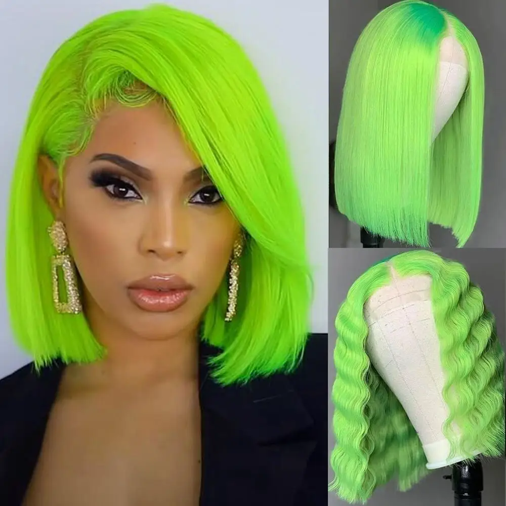 13x4 Синтетические волосы на кружеве парик предварительно собранные человеческие