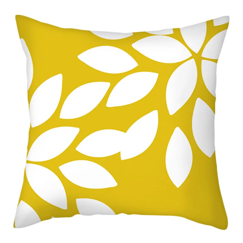 Чехол на подушку Fuwatacchi с геометрическим рисунком в скандинавском стиле зеленый