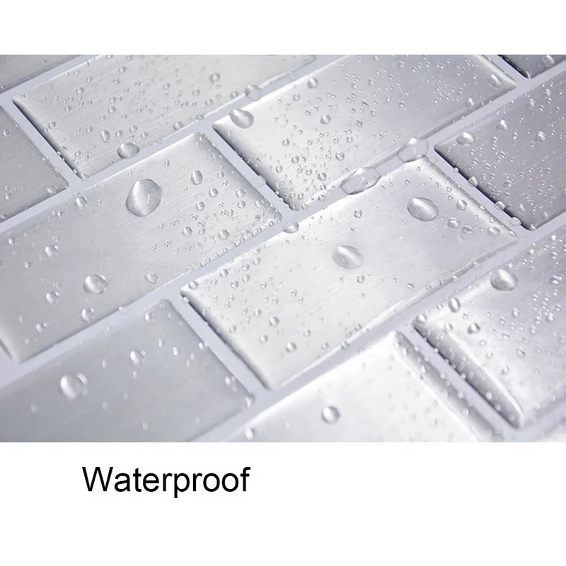 3D водостойкая самоклеящаяся плитка настенная наклейки на стену для кухни