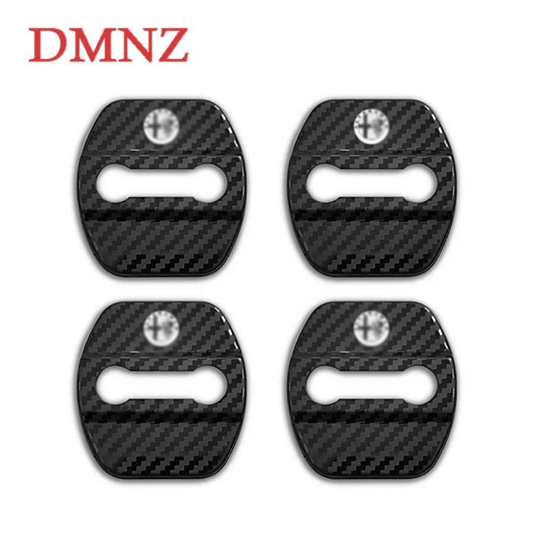 

Stainless steel Car Door Lock Car sticker cover Protect Buckle For Alfa romeo Stelvio Giulia Car Modification Accessories