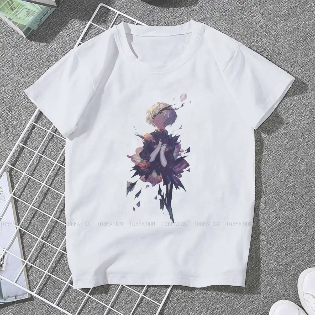

Safebooru Women Clothing NieR Automata Game Graphic Female Tshirts Vintage Gothic Loose Tops Tee Kawaii Girls Streetwear