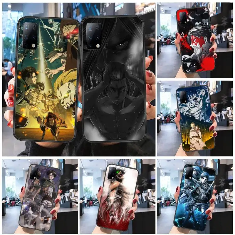 

Anime attack on Titan Phone Case for Redmi 5 5A Plus 6 6pro S2 7 7A 8 8A 9 9A K20 4X K30 pro Fundas cover