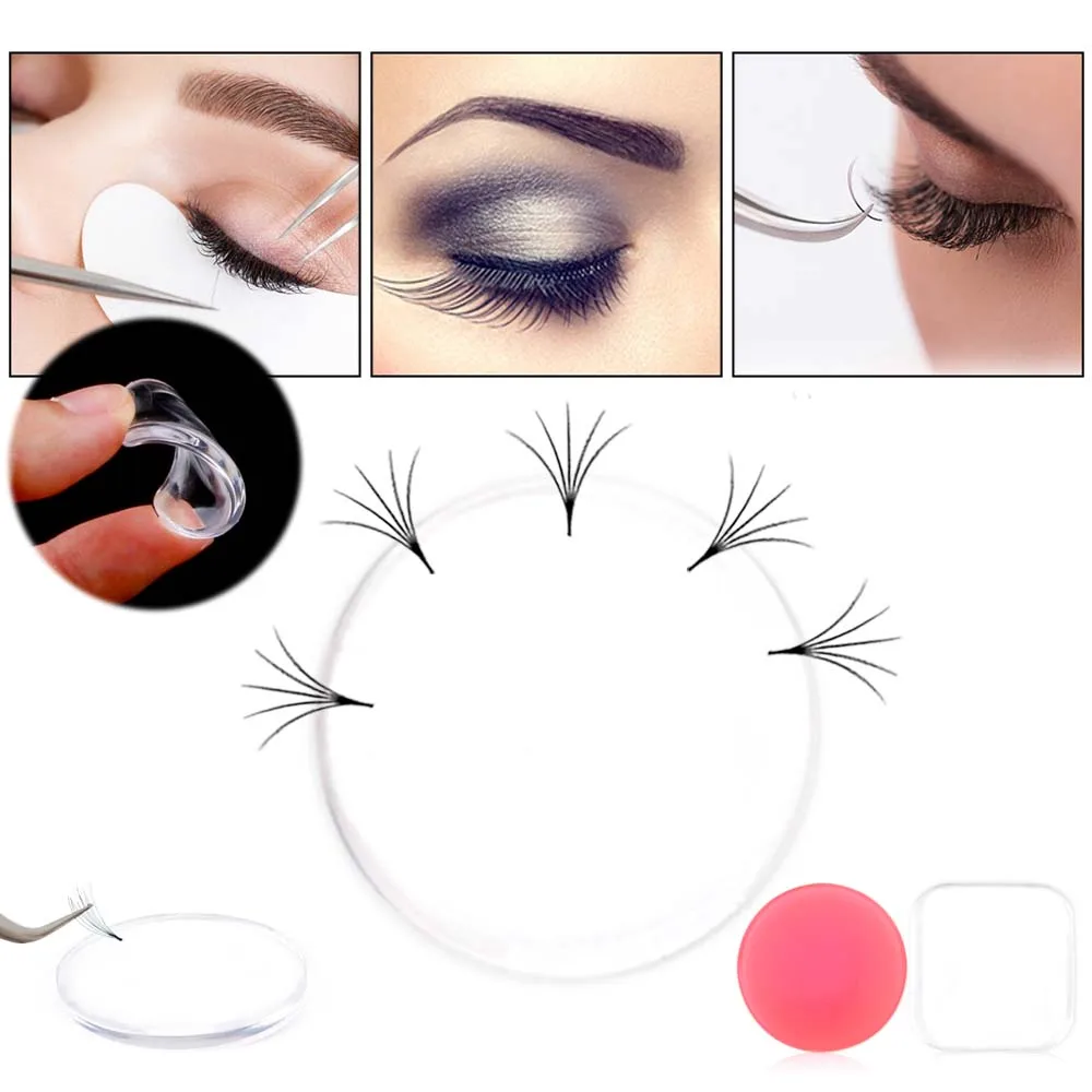 Многоразовый силиконовый коврик для ресниц наращивания легкий вентилятор