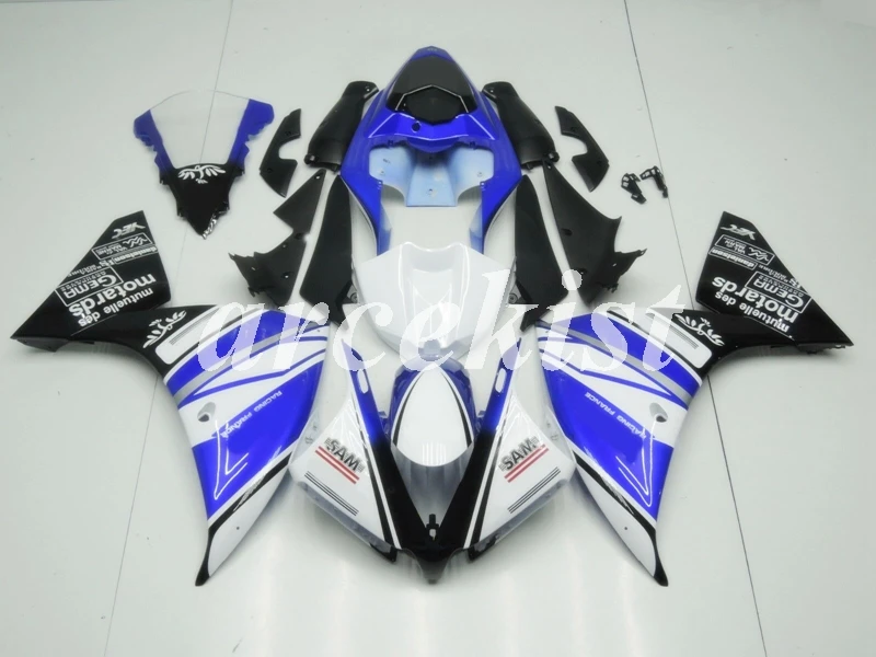 

Инъекций Новый ABS Обтекатели комплект подходит для YAMAHA YZF-R1 R1 2009 2010 2011 2012 2013 2014 YZF1000 09, 10, 11, 12, 13, 14, синего и белого цвета