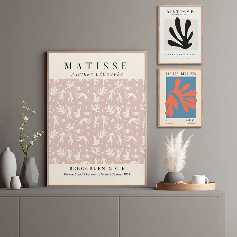 Художественный настенный постер Анри матиссе абстрактные рисунки выставочные