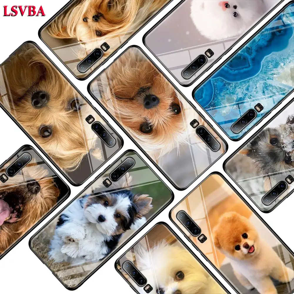 Суперъяркий глянцевый чехол для телефона Terrier Yorkie Dog Для Huawei P Smart Z Plus 2019 P30 P20 Pro P10 P9
