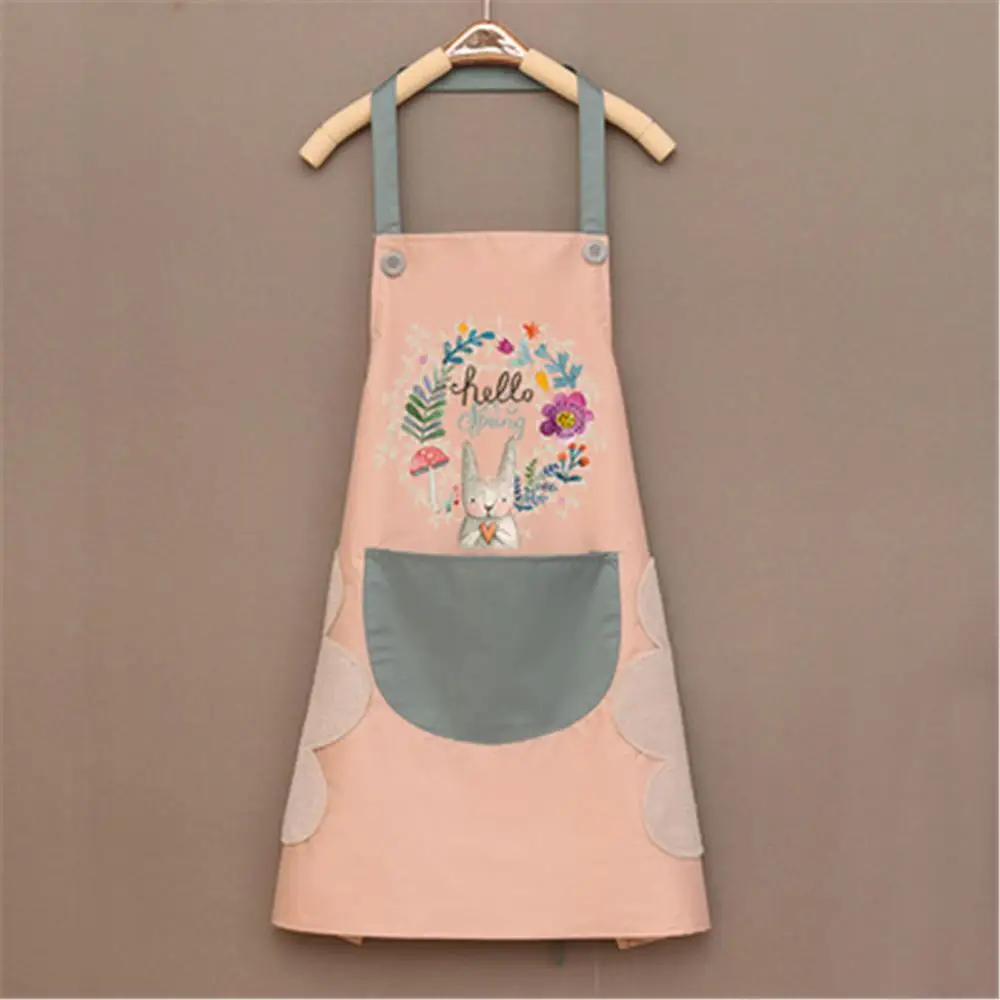 1 шт. кухонный непромокаемый маслостойкий венок с мультяшным рисунком кролика