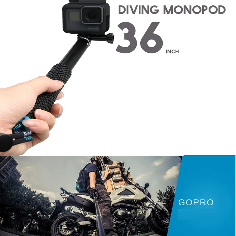 JOYTOP Экшн-камера POV Pola 3" для серфинга, дайвинга, выдвижная селфи-палка GoPro, монопод для GoPro HERO 5 4 3 для SJCAM YI