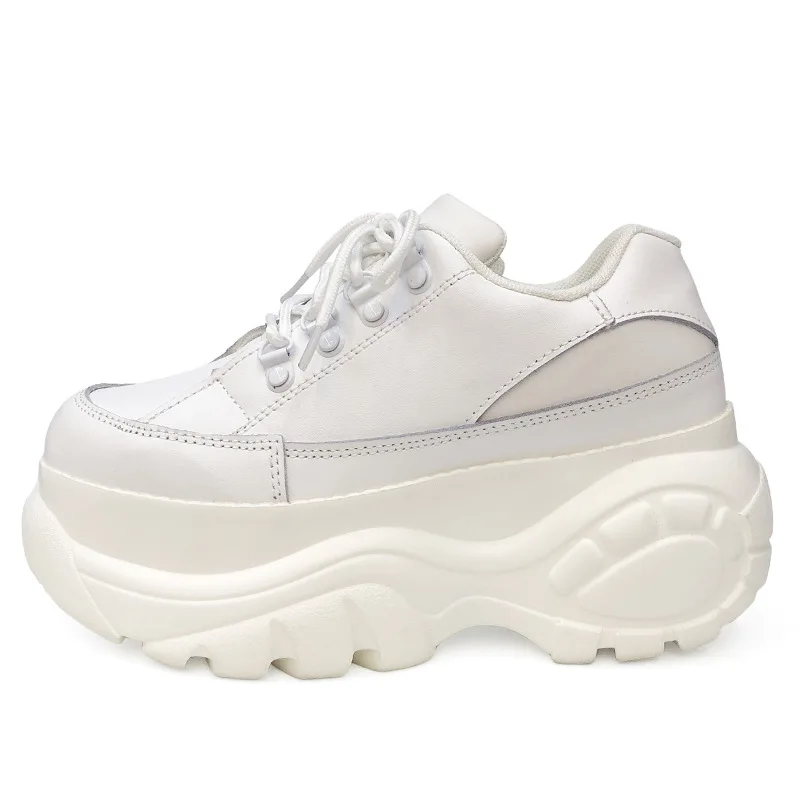 Женские туфли из натуральной кожи на платформе | Балетки