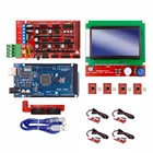 Комплект для 3D-принтера Arduino Mega 2560 R3 + контроллер RAMPS 1,4 + ЖК 12864 + ограничитель хода выключателя + шаговый Драйвер A4988
