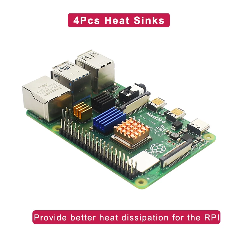 Kaufen 4 8gb/4gb/2gb Kit + Power Adapter + Abs Fall + 16gb/32gb Sd Karte + Kartenleser + Kühlkörper Für 4 Modell B