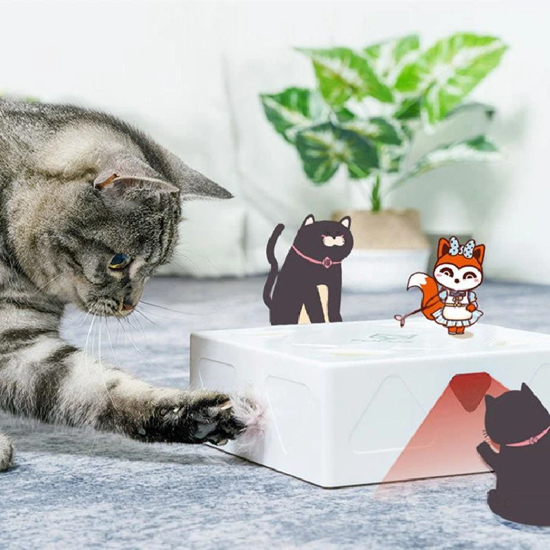 Игрушка для кошек и охоты электрическая игрушка квадратная Волшебная коробка