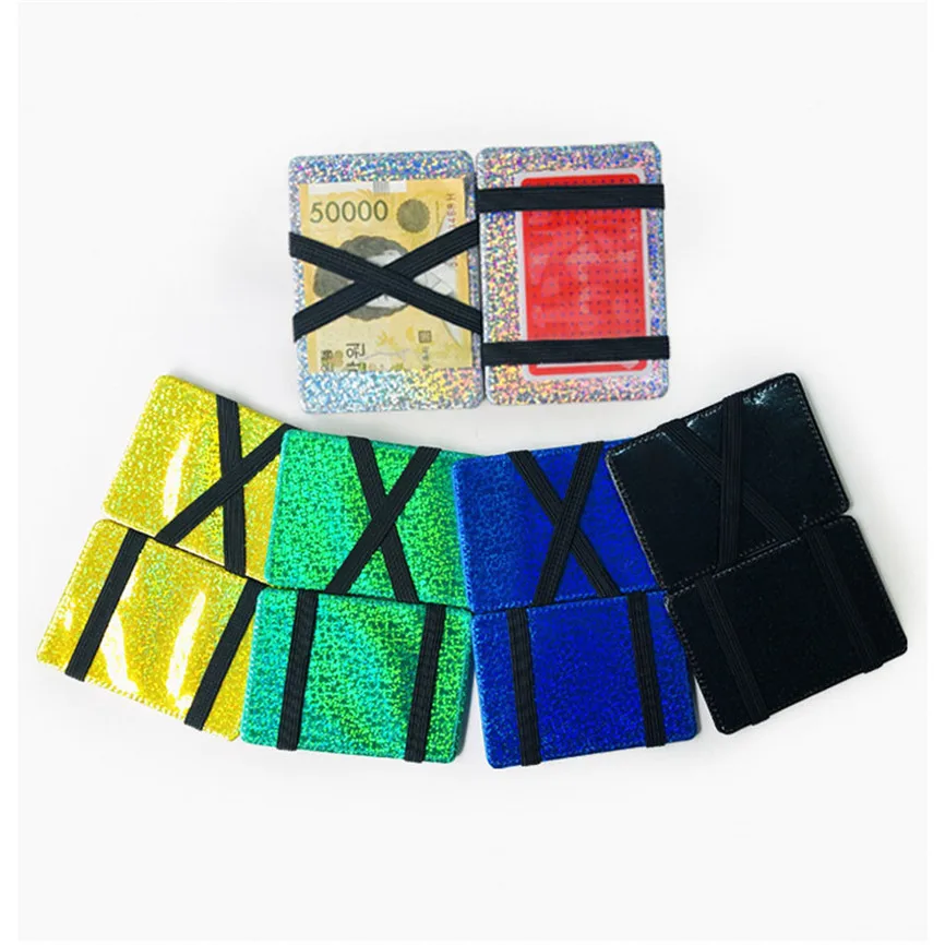 Кошелек унисекс держатель для карт из матовой кожи яркая и красочная посылка с