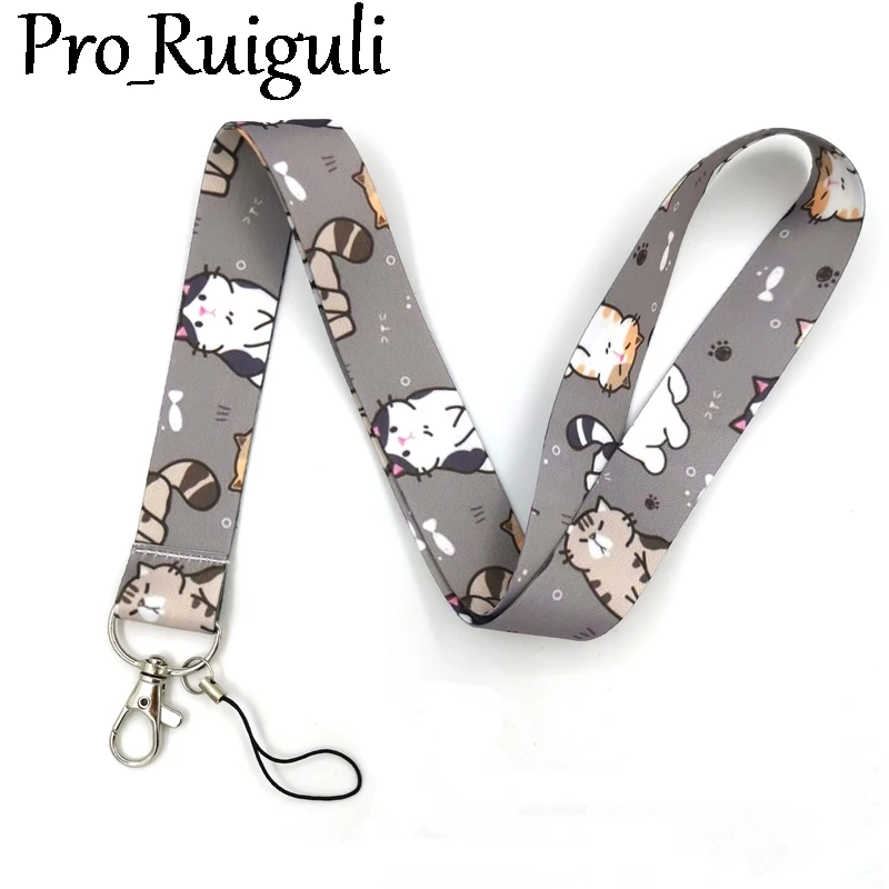 Брелок для ключей на шею с мультяшным котом аксессуары косплея подарка | Дом и сад