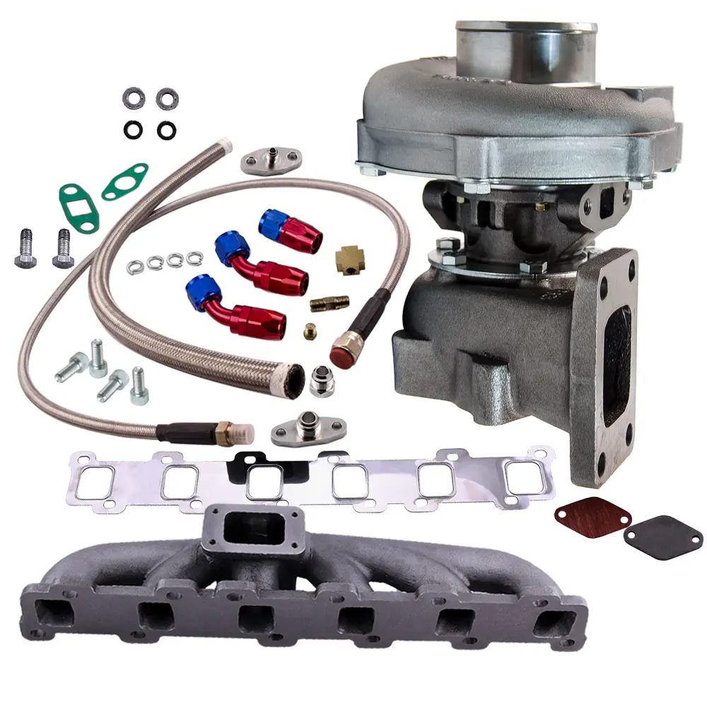 Турбокомпрессор T3 T04E турбокомпрессор 400 л.с.. 57 A.R универсальная выхлопная турбина