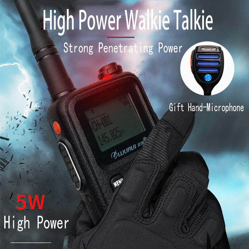 Портативная рация Bnad VHF UHF 1 шт. 10 км | Мобильные телефоны и аксессуары