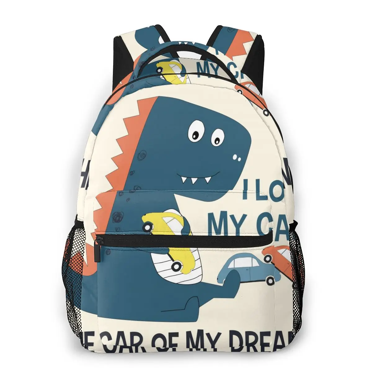 

Baby Dinosaur Casual Daypack Travel School Bag with Pockets for Boys Teenagers
