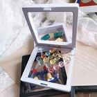 Прозрачный 3D чехол-органайзер для ювелирных изделий, подставка-держатель для подвесок, цепочек, браслетов, колец, монет, ювелирных украшений с булавкой