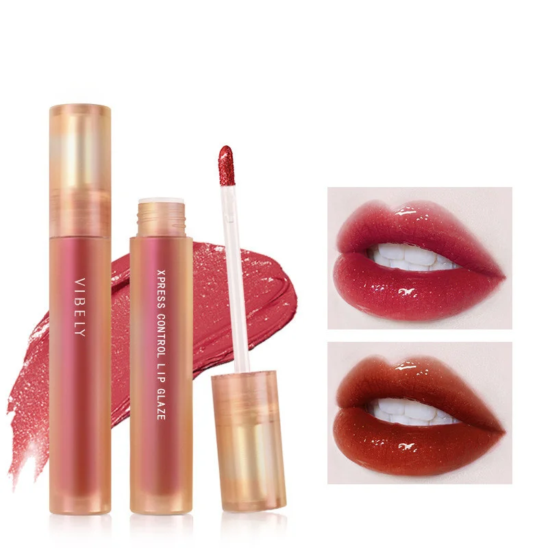 

Глянцевая губная помада, стойкий Увлажняющий блеск для губ, блестящая окрашенная жидкая помада, масло для губ, макияж, косметика, макияж, 6 цв...