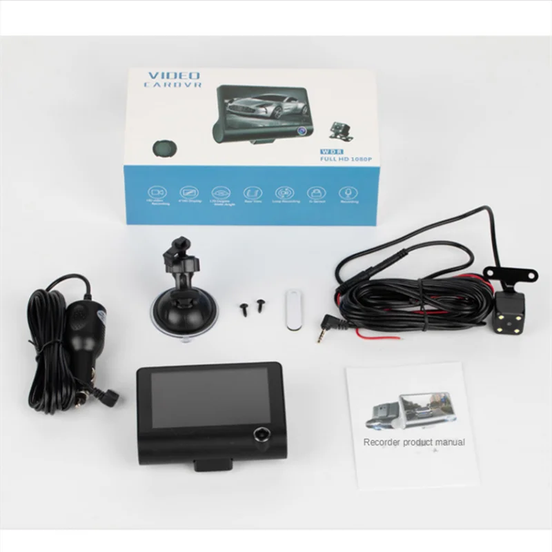 Видеорегистратор FHD 1080P Автомобильный видеорегистратор с камерой заднего вида |