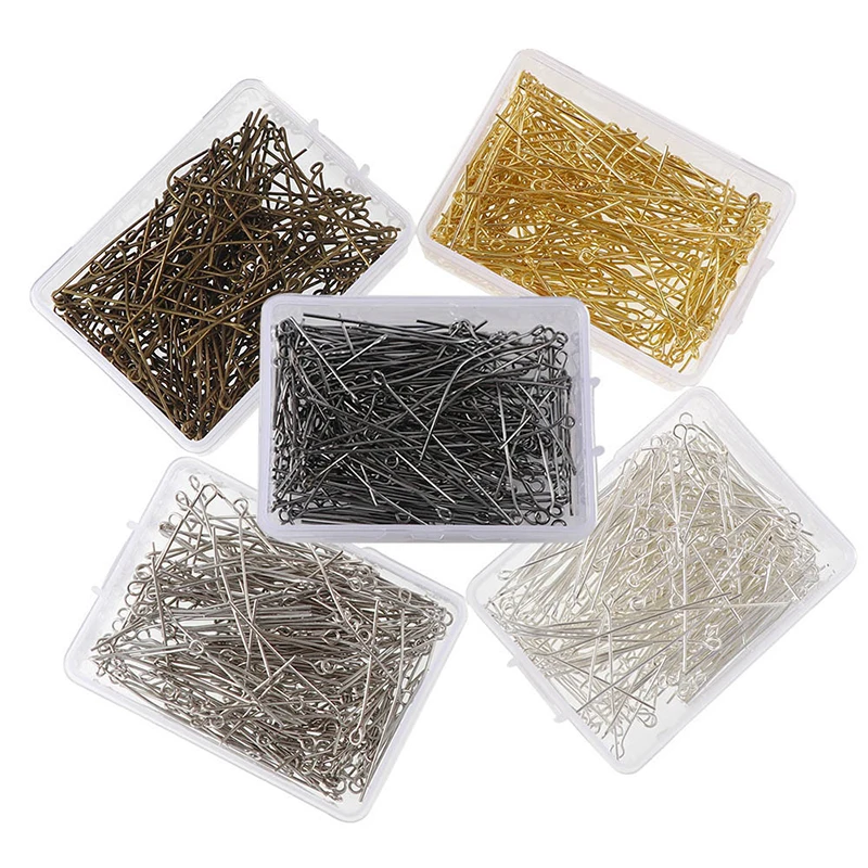 

Около 300 шт. 16/20/24/3/35/4/45 мм металлический глаз штырьки для самостоятельного изготовления ювелирных украшений своими руками, принадлежности п...