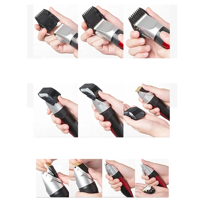 

Hair Clippers for Men, Professional Electric Hair Trimmer, Cordless Clippers for Hair Cutting, Beard Trimmer Grooming Kit D7YB