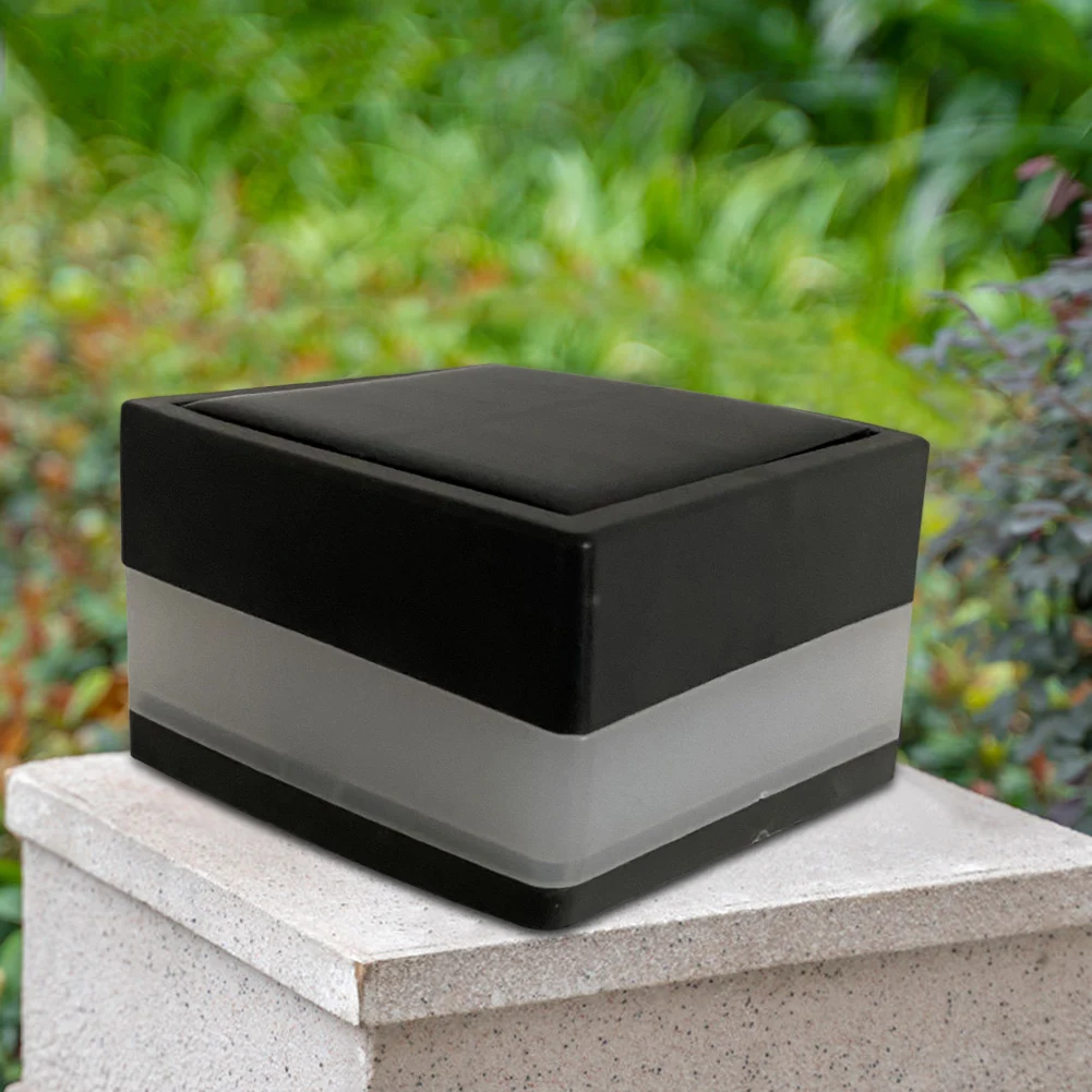 Открытый IP44 Водонепроницаемый пост Кепки светильник светодиодный забор уличный