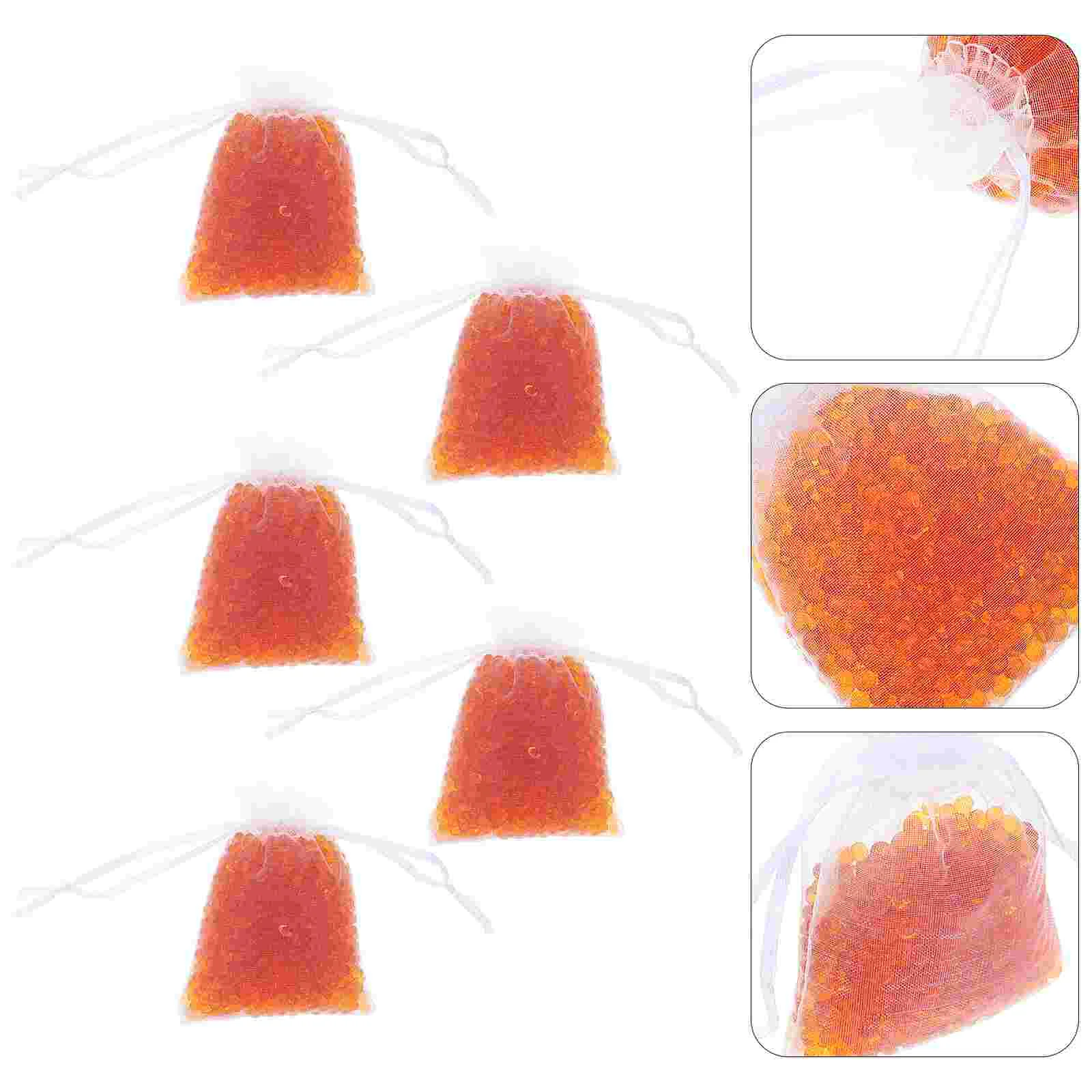 

5pcs Practical Guitar Drying Dehumidifiers Piano Driers Violin Desicants (Orange)