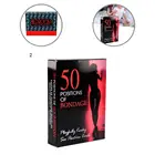 50 позиций бондажа, Карты Таро высокого качества, настольная игра Таро для судьбы, гадания, взрослые сексуальные открытые игры на кровать для пар