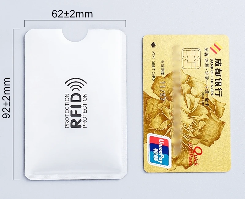 5 шт., Новые многоцветные лазерный алюминиевый Анти Rfid Бумажник Блокировка считыватель Блокировка банк держатель для карт ID банковская карта чехол Для мужчин защиты H119