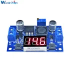 Понижающий преобразователь напряжения LM2596, постоянный ток, 4,0-40 В до 1,25-37 в, 2 А, регулируемый регулятор напряжения со светодиодным вольтметром