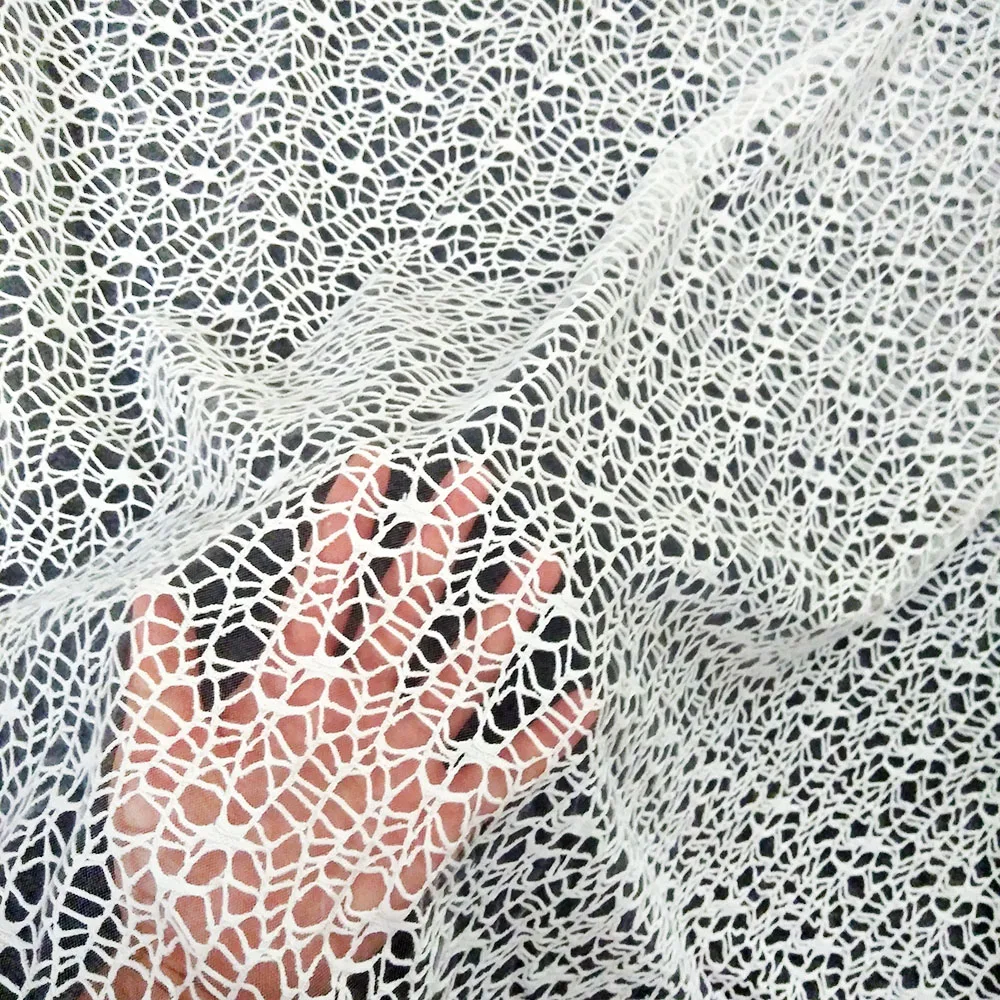 Хэллоуин рисунок паутины одежда ажурная ткань черного цвета белый прозрачный